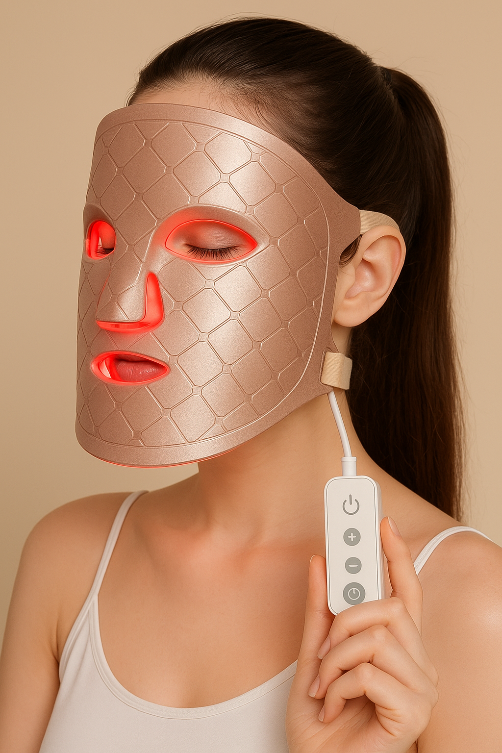 LumiGlowCare RoseFlex LED Masker - Afbeelding 2